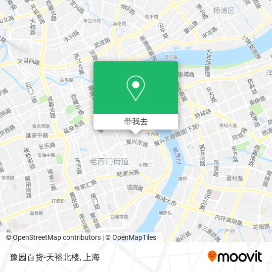 豫园百货-天裕北楼地图