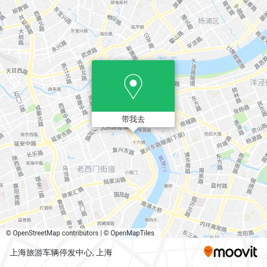 上海旅游车辆停发中心地图