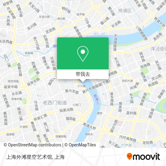 上海外滩星空艺术馆地图