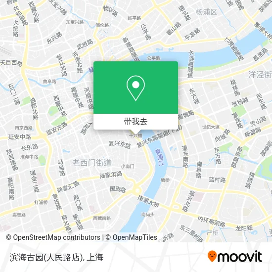 滨海古园(人民路店)地图