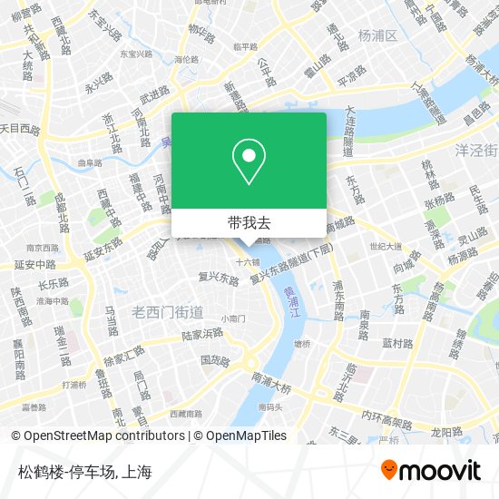 松鹤楼-停车场地图