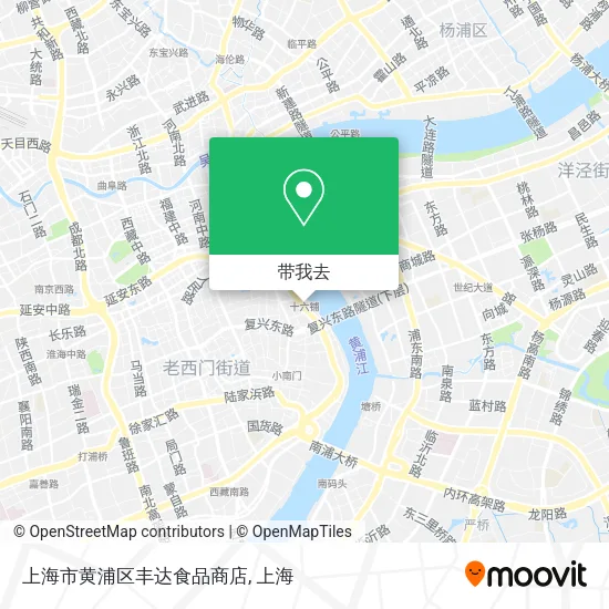 上海市黄浦区丰达食品商店地图