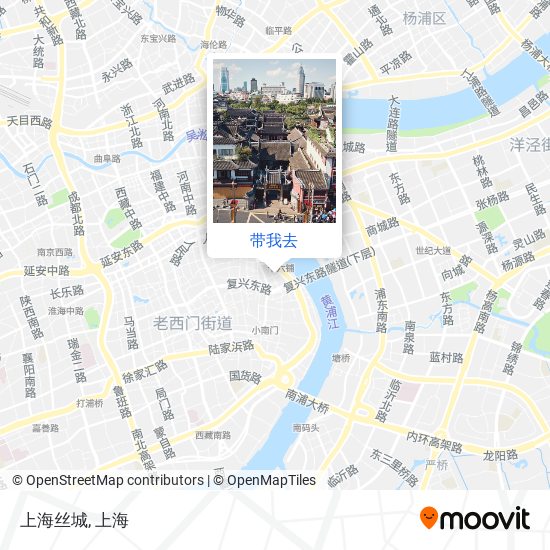 上海丝城地图