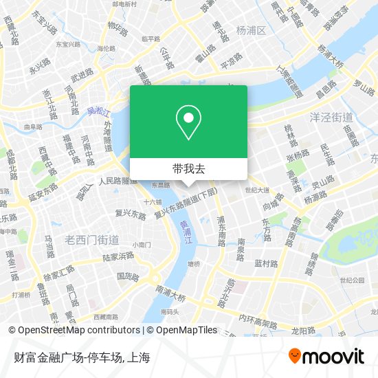 财富金融广场-停车场地图
