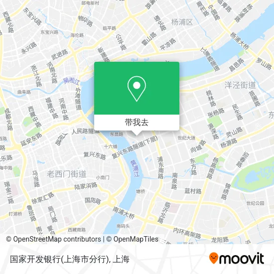 国家开发银行(上海市分行)地图
