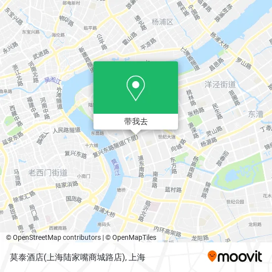 莫泰酒店(上海陆家嘴商城路店)地图