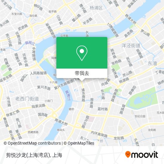 剪悦沙龙(上海湾店)地图