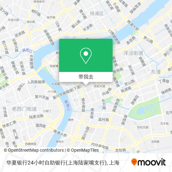 华夏银行24小时自助银行(上海陆家嘴支行)地图