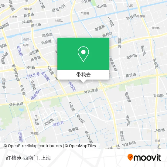 红柿苑-西南门地图
