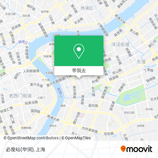 必瘦站(华润)地图