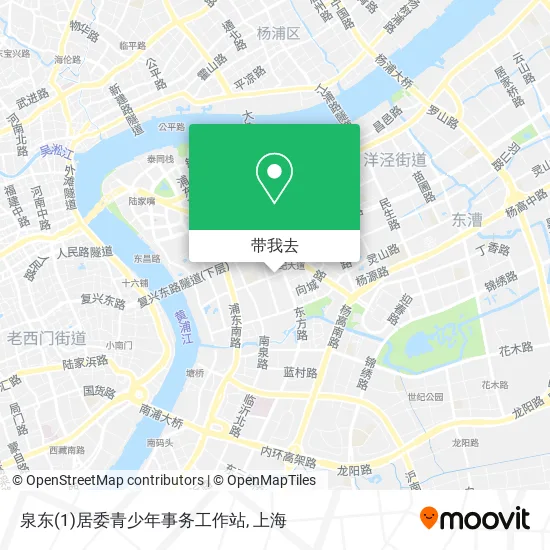 泉东(1)居委青少年事务工作站地图