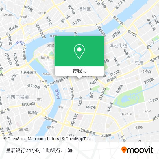 星展银行24小时自助银行地图