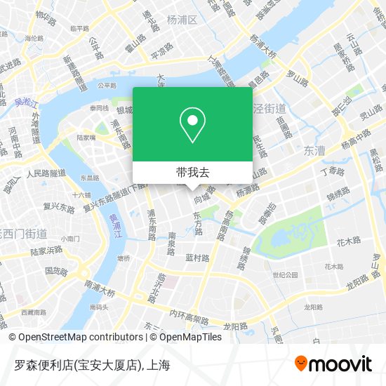 罗森便利店(宝安大厦店)地图
