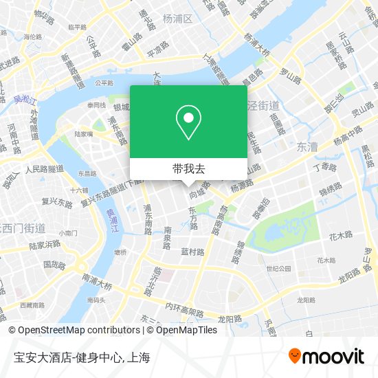 宝安大酒店-健身中心地图