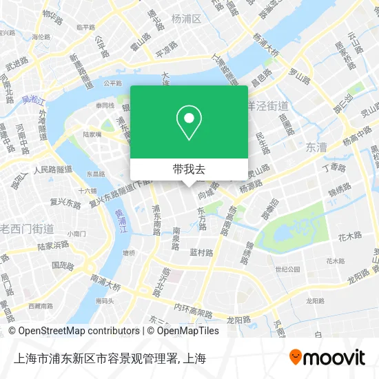 上海市浦东新区市容景观管理署地图