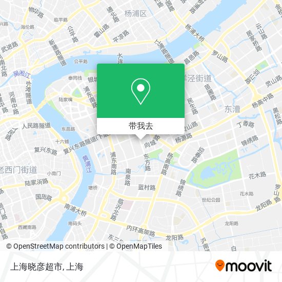 上海晓彦超市地图