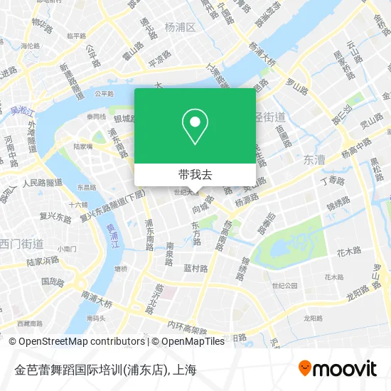 金芭蕾舞蹈国际培训(浦东店)地图
