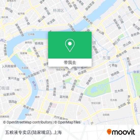 五粮液专卖店(陆家嘴店)地图