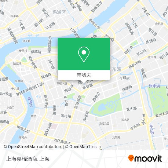 上海嘉瑞酒店地图