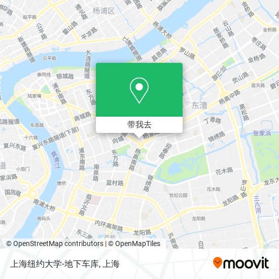 上海纽约大学-地下车库地图