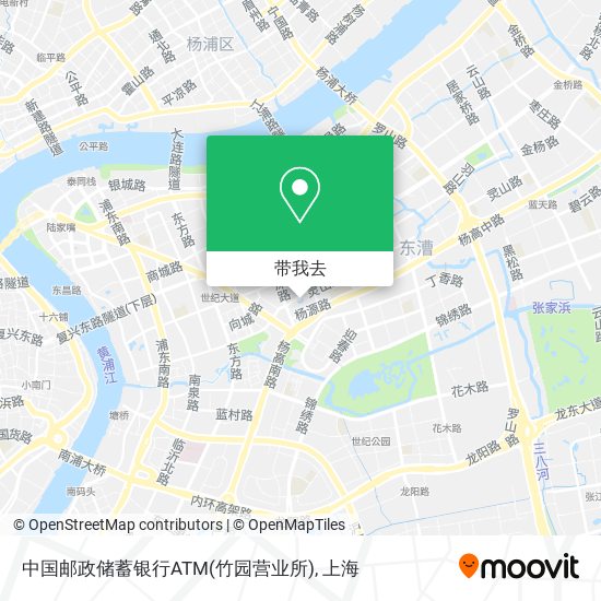 中国邮政储蓄银行ATM(竹园营业所)地图