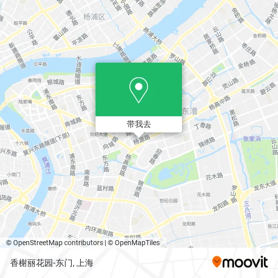香榭丽花园-东门地图
