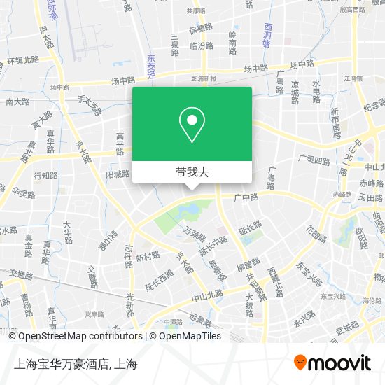 上海宝华万豪酒店地图