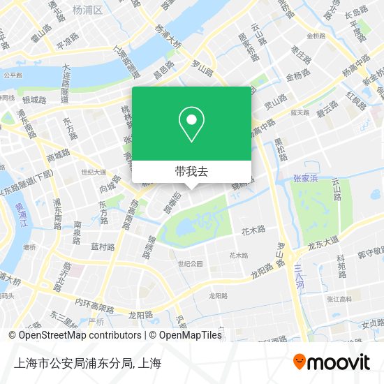 上海市公安局浦东分局地图