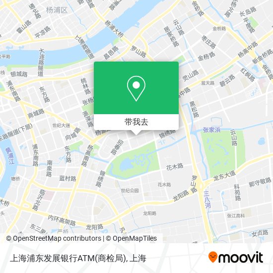 上海浦东发展银行ATM(商检局)地图