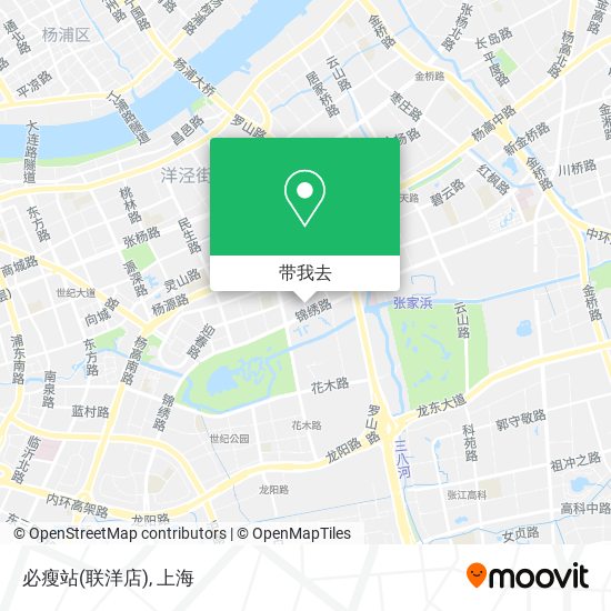 必瘦站(联洋店)地图
