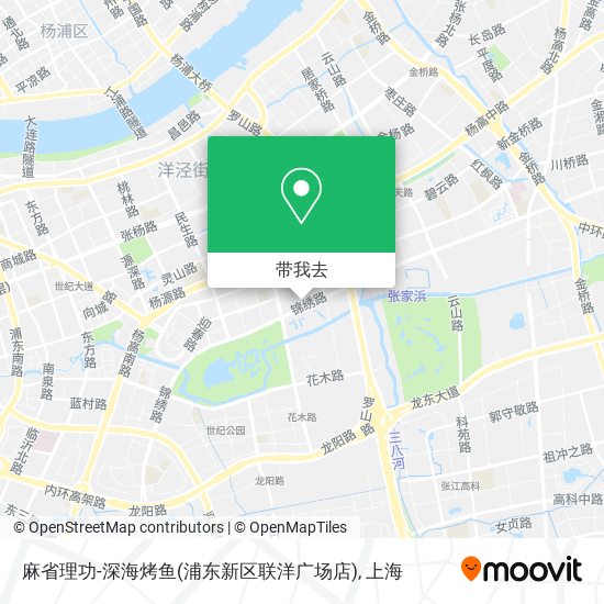 麻省理功-深海烤鱼(浦东新区联洋广场店)地图