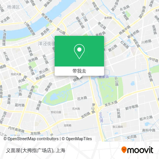 义面屋(大拇指广场店)地图