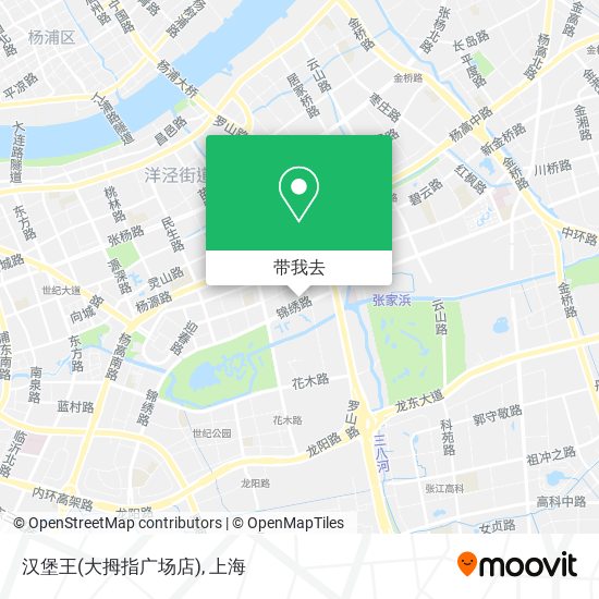 汉堡王(大拇指广场店)地图