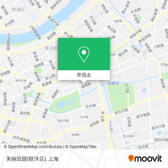 美丽田园(联洋店)地图