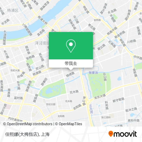佳熙娜(大拇指店)地图