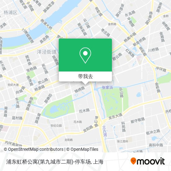 浦东虹桥公寓(第九城市二期)-停车场地图