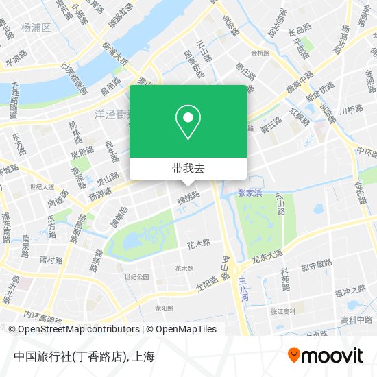 中国旅行社(丁香路店)地图