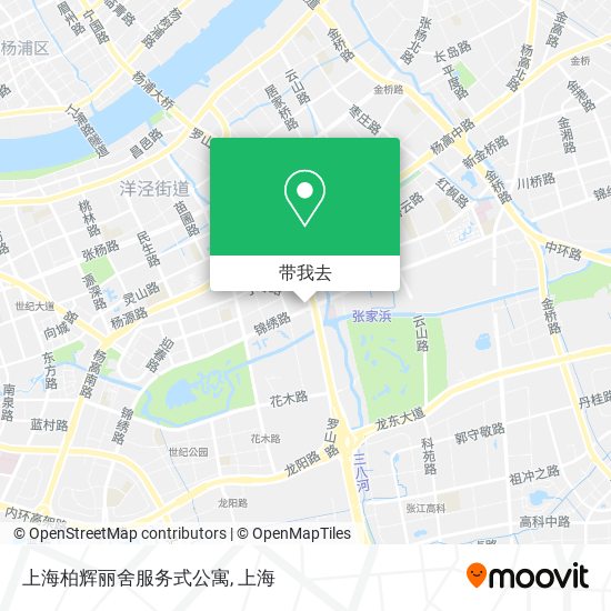 上海柏辉丽舍服务式公寓地图