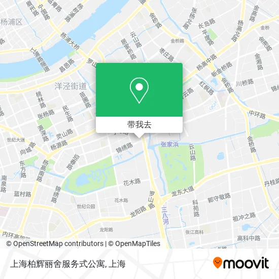 上海柏辉丽舍服务式公寓地图