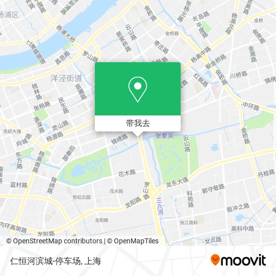 仁恒河滨城-停车场地图