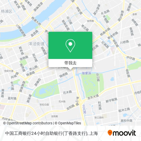 中国工商银行24小时自助银行(丁香路支行)地图
