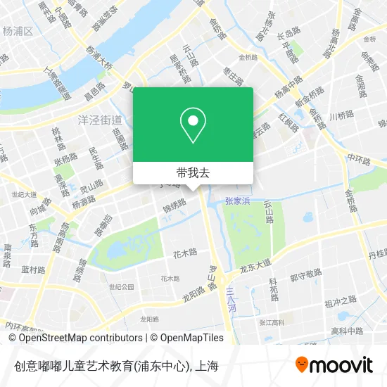 创意嘟嘟儿童艺术教育(浦东中心)地图