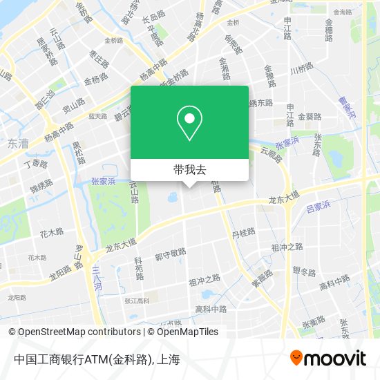 中国工商银行ATM(金科路)地图