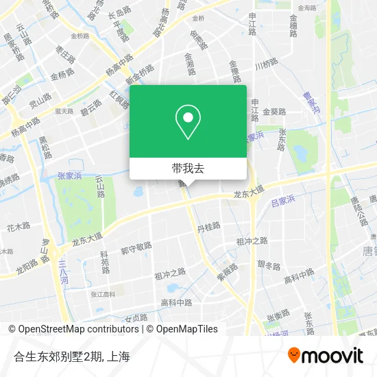 合生东郊别墅2期地图