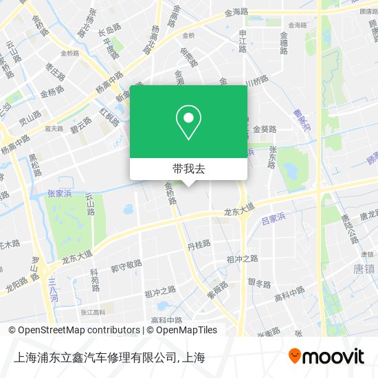 上海浦东立鑫汽车修理有限公司地图