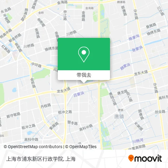上海市浦东新区行政学院地图