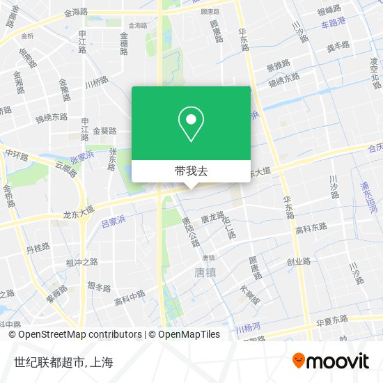世纪联都超市地图