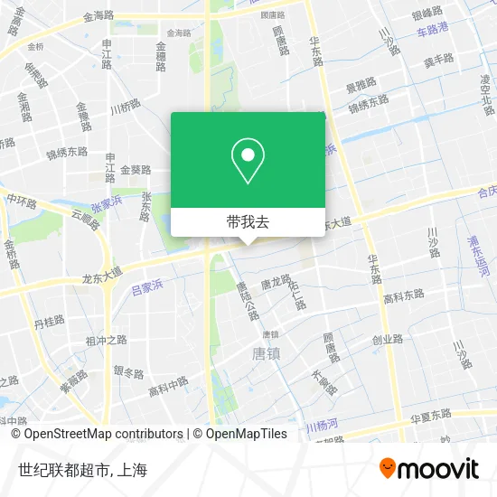 世纪联都超市地图