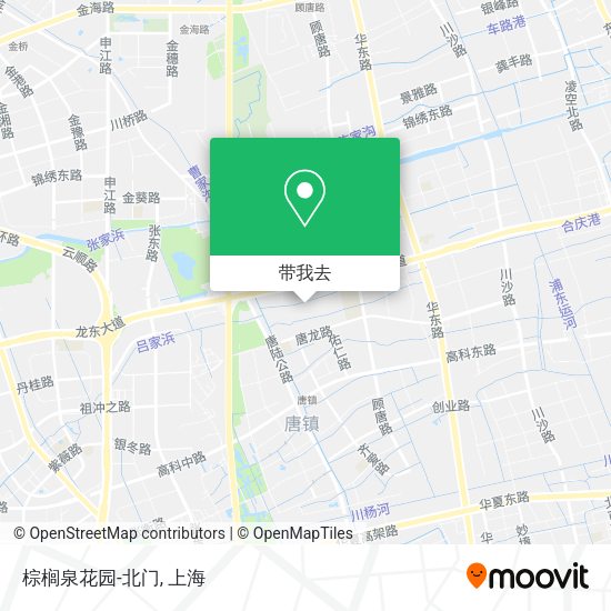棕榈泉花园-北门地图