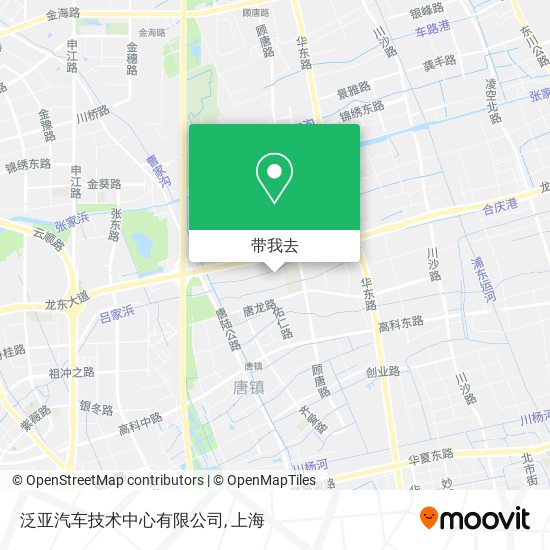 泛亚汽车技术中心有限公司地图